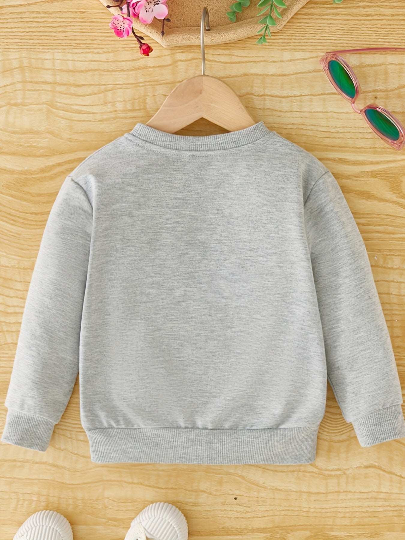 Girls Cat Casual Pullover Sweatshirt Long Sleeve