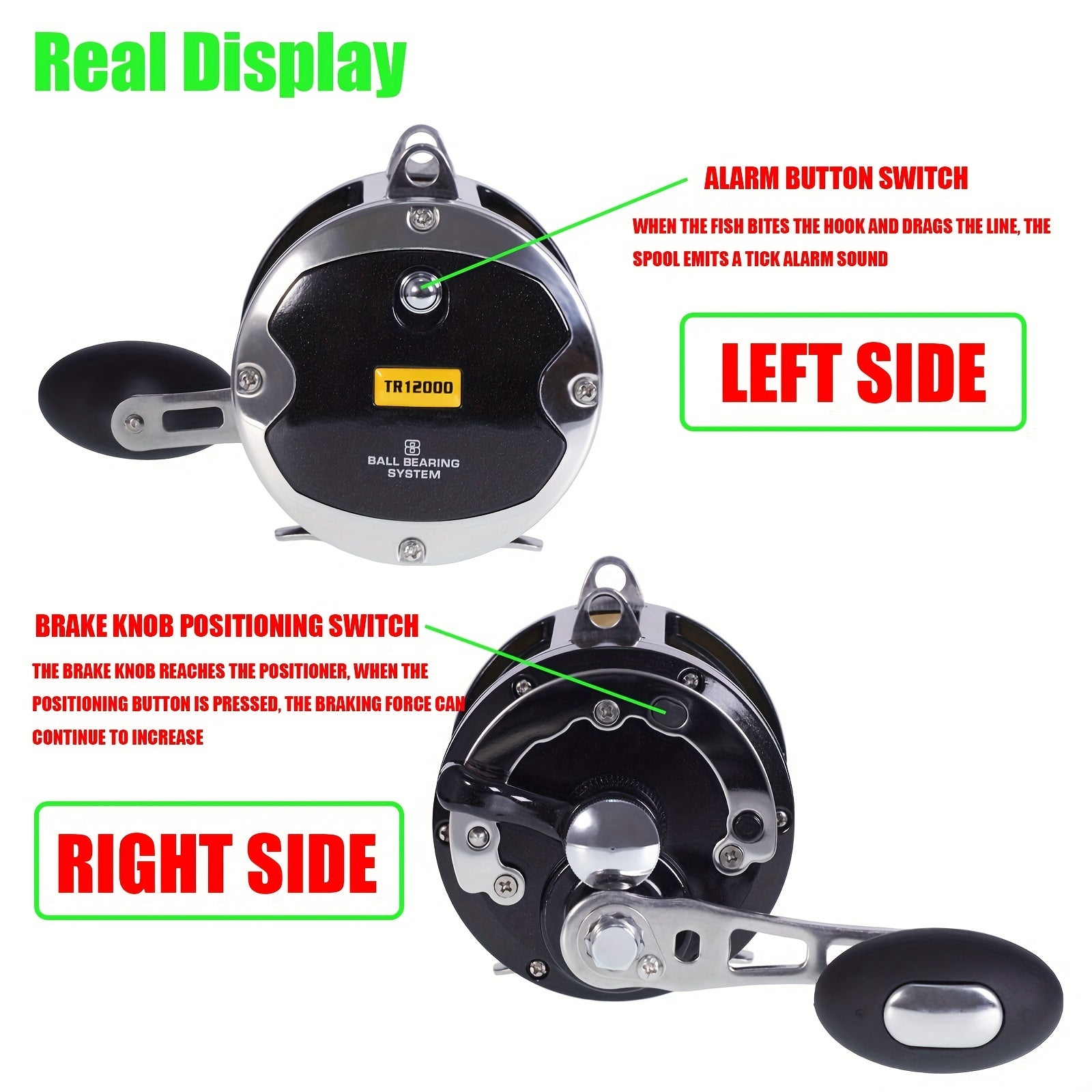 SAMOLLA Aluminum Alloy Fishing Reel Drag 30kg 66 14lb 3 4 1 Gear Ratio