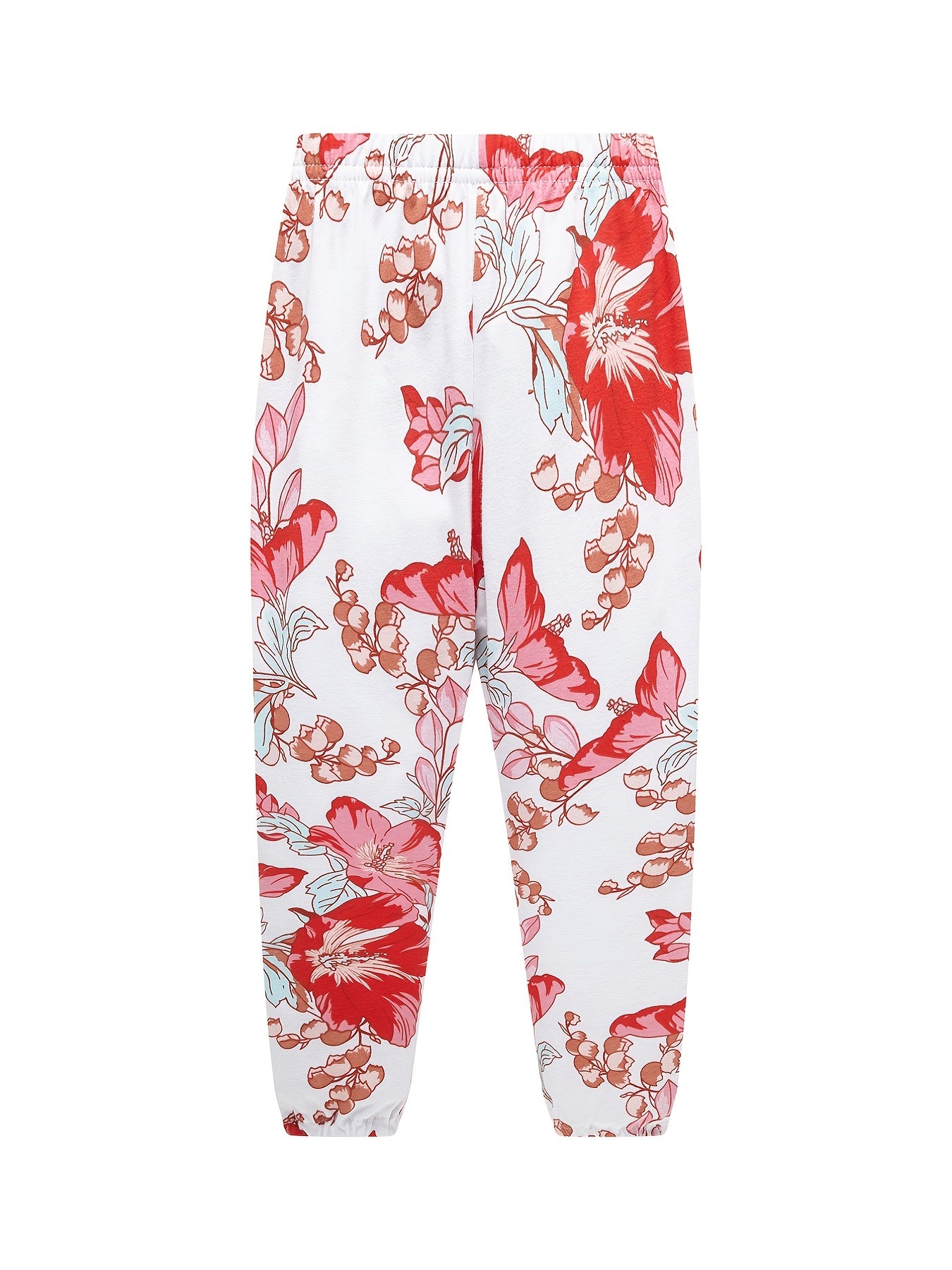 Floral Print Cotton Pajama Set for Boys