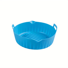 1pc Silicone Air Fryer Liner 18 01cmx5 Heat Resistant Reusable Air Fryer Liners
