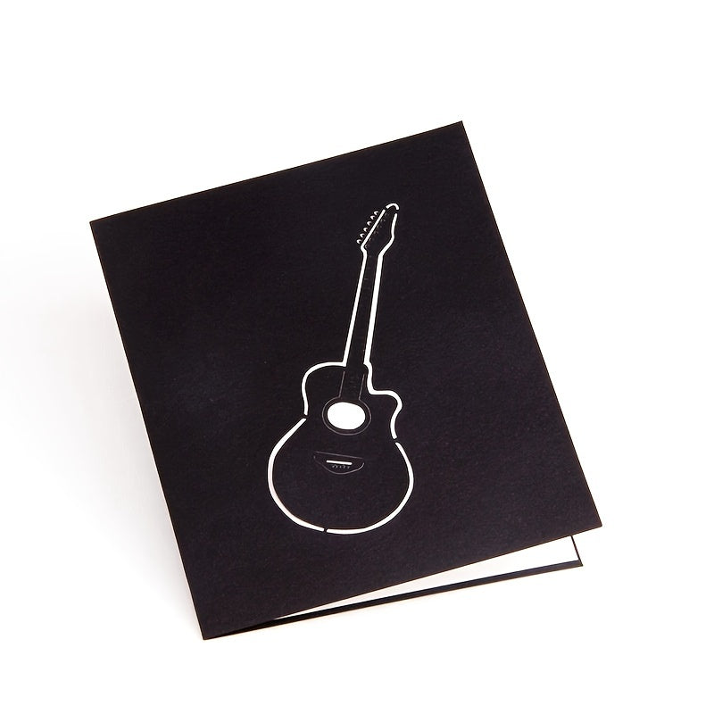 3D Guitar Pop Up Card for Anniversaries & Birthdays