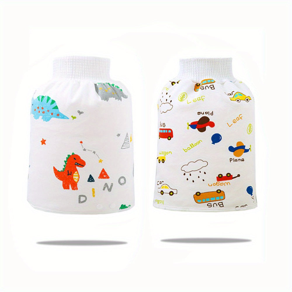 2pcs Waterproof Cloth Diaper Skirt Baby Training Pants 0-4 Years