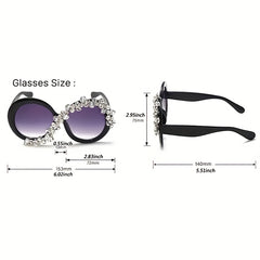 Oversized Round Sunglasses Women Casual Jelly Glasses UV400