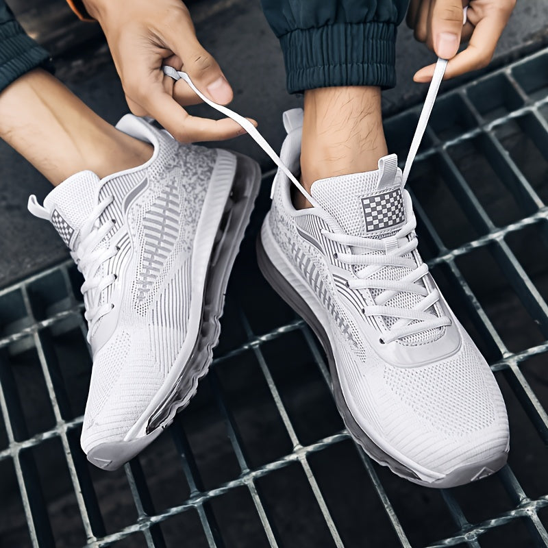 Men's Plus Size Breathable Running Shoes Air Cushion Non Slip Sneakers