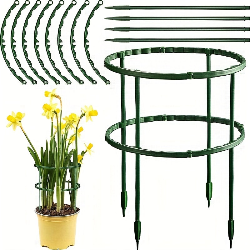 4pcs Plant Support Pile Frame Indoor Flower Vine Climbing Bracket