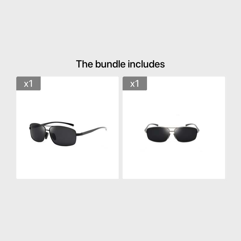 High Polarized Sunglasses Men's Rectangular Driv
