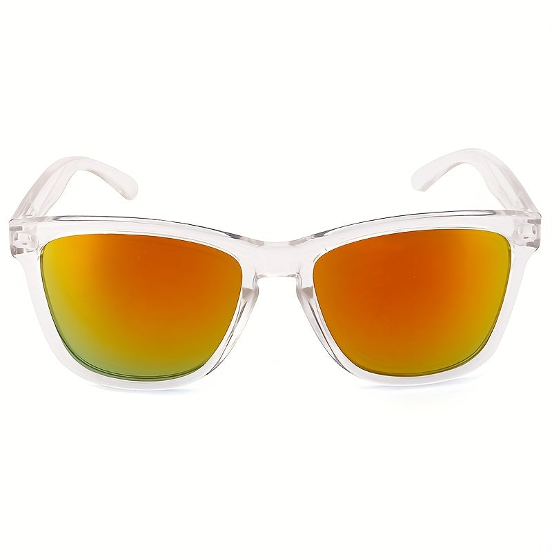 Square Driving Cycling Sun Glasses Unsex Jelly Outdoor Travel Sports Glasses