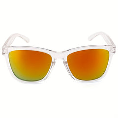 Square Driving Cycling Sun Glasses Unsex Jelly Outdoor Travel Sports Glasses