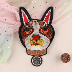 Cartoon Puppy Embroidery Patch for DIY Clothes