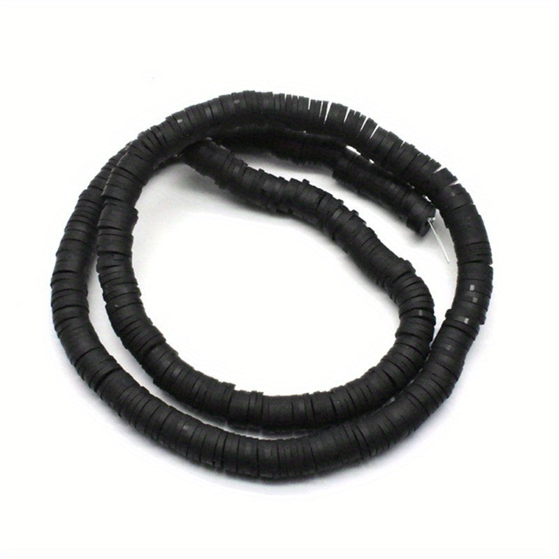 6mm Polymer Clay Rubber Spacer Beads for Jewelry Making