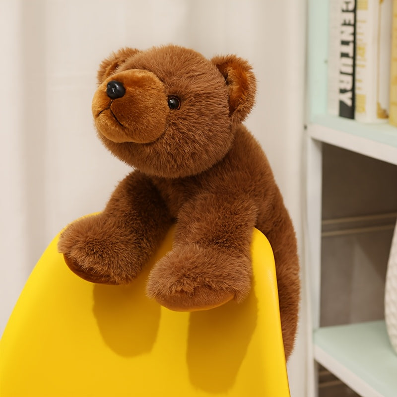 Faux Brown & Plush Bear Polar Bear Plush Toy
