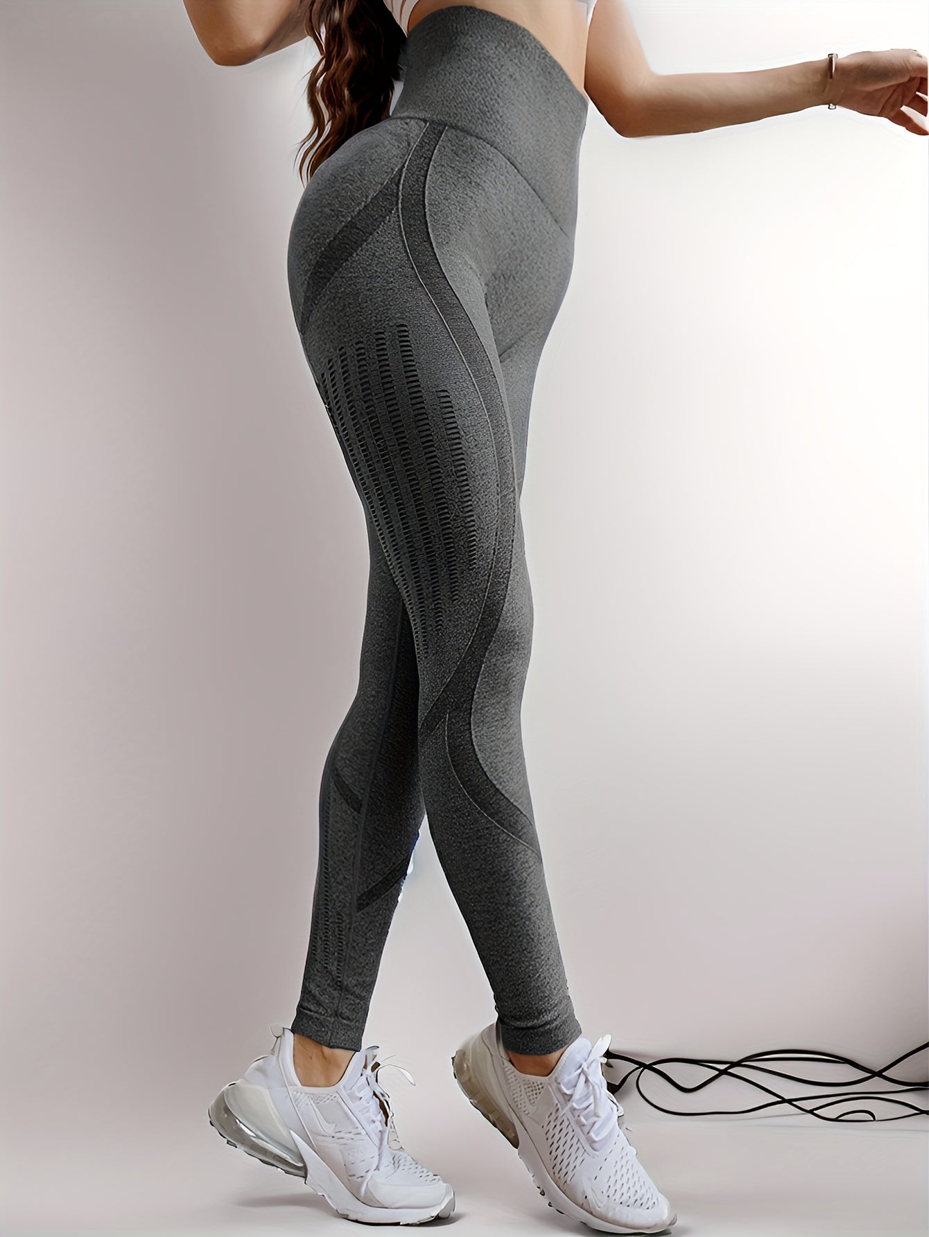  Colorblock High Rise Yoga Leggings