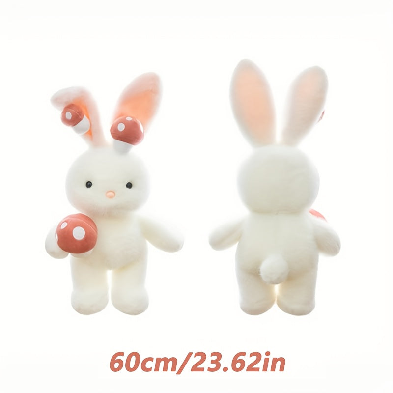 Adorable Mushroom Bunny Plush Toy Rabbit Doll Pillow Gift