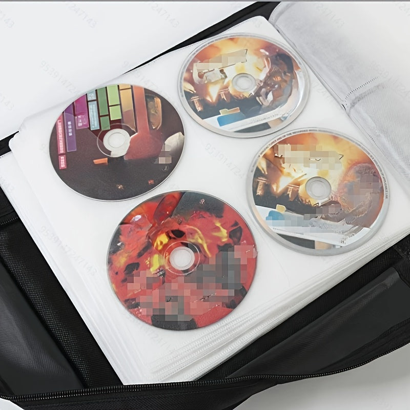 400pcs Large Capacity Disc Storage Box Car Home DVD