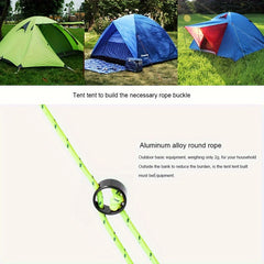 10pcs Quick Release Anti Slip Wind Rope Buckle Tent Rope Adjuster Stopper
