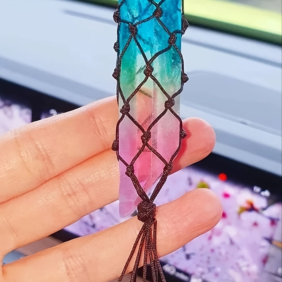 Crystal Car Hanging 7 Chakra Stones Ornament