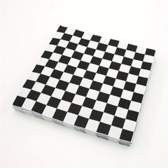 20Pcs Disposable Checkered Square Napkins for Bathroom Hotel Kitchen Party