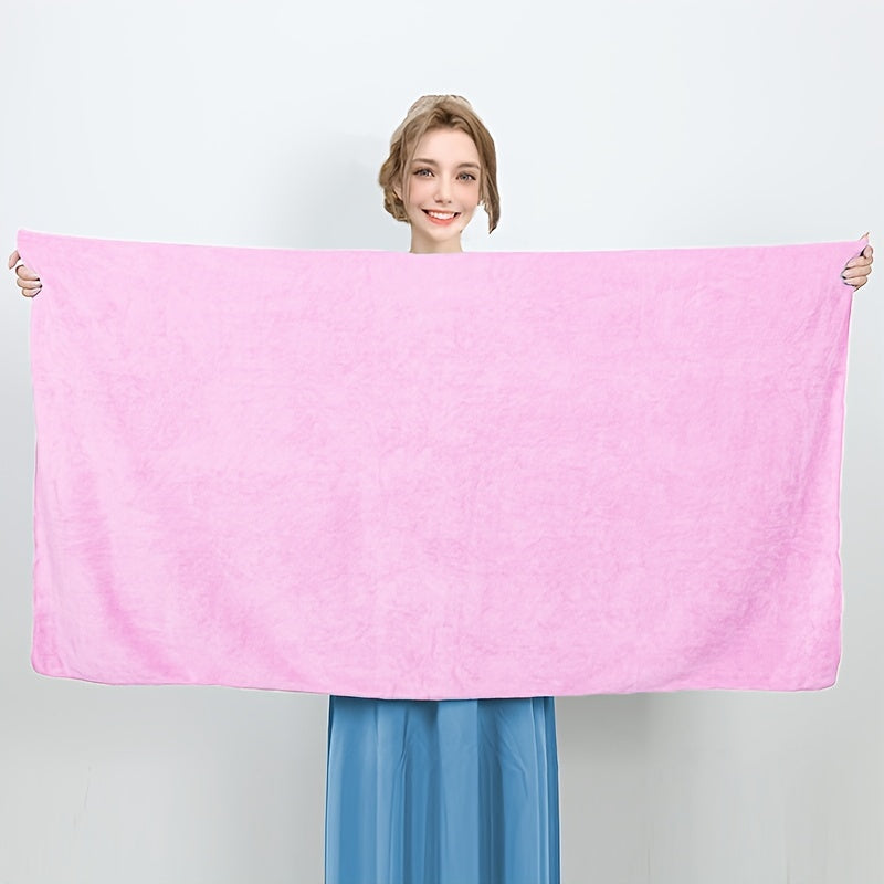 Soft Absorbent Bath Towel 55x27in Quick Dry Bathroom Shower Essential