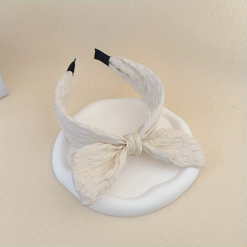 Bow Knotted Headband Hair Band For Girls Women Wide Headband