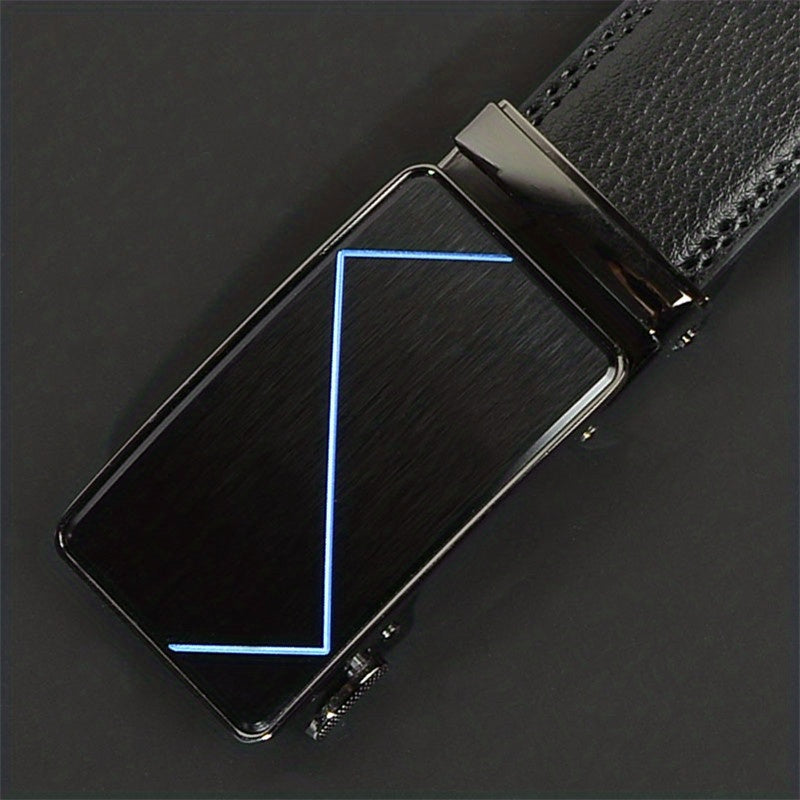 High Buckle Men's Belt Automatic Buckle Belt Business