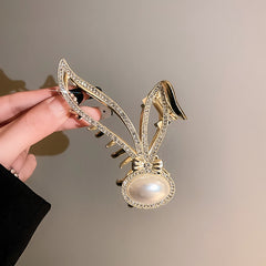 Women's Bunny Hair Claw Clips Strong Hold Grip Hair Jaw Clip For Thick Hair