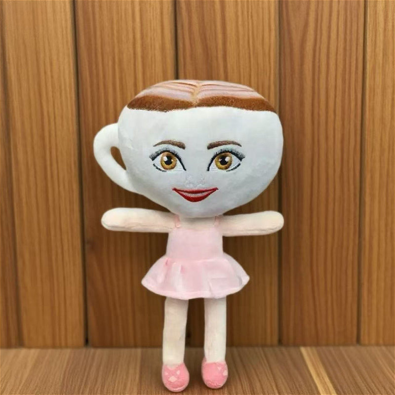 Plush Cappuccino Coffee Cup & Milk Tea Doll - Birthday Gift & Home Decor
