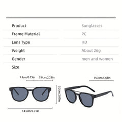 Leopard Print Sunglasses UV Protection for Outdoor Travel - Men and Women