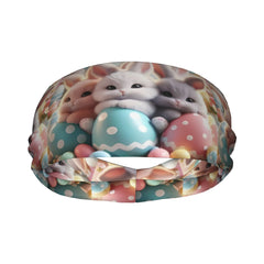 Easter Bunny Headband for Yoga Gym Running Outdoor Activities