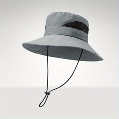 Summer Bucket Hat Breathable Large Brim Men Women