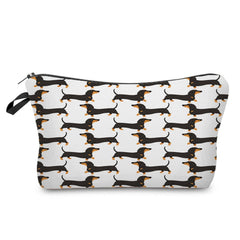 Sausage Dog Print Cosmetic Bag Pencil Bag