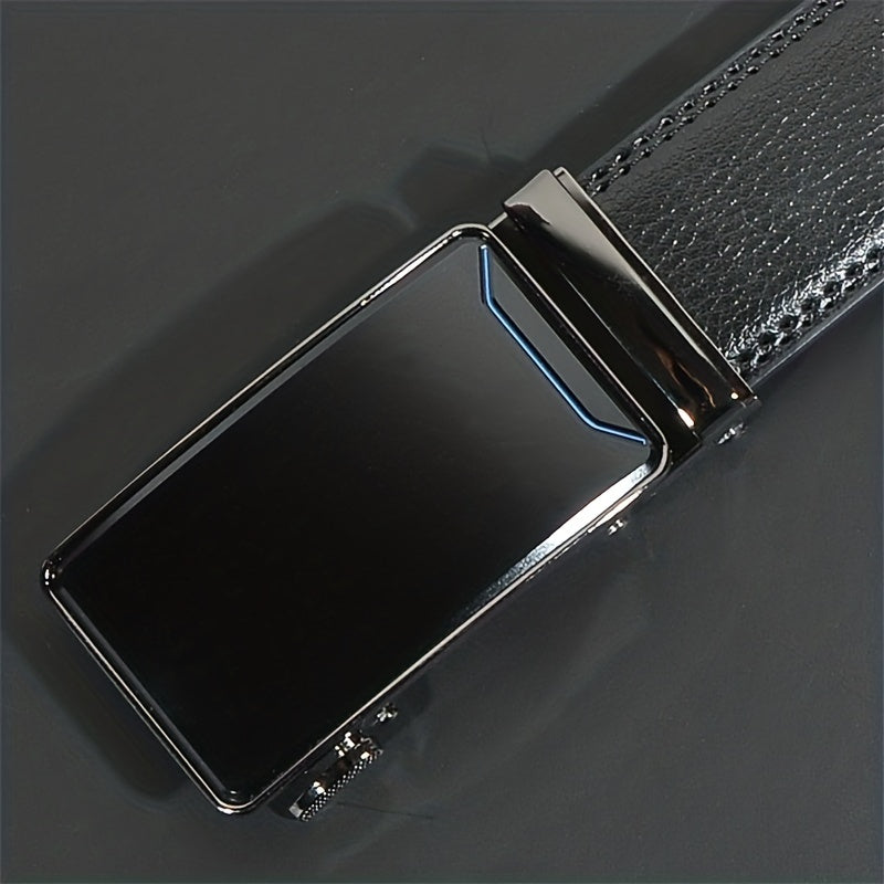 High Buckle Men's Belt Automatic Buckle Belt Business