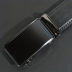 High Buckle Men's Belt Automatic Buckle Belt Business
