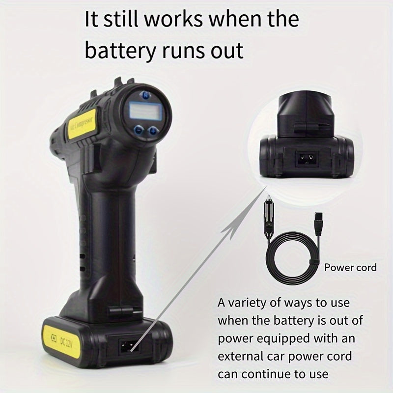 Portable Digital Air Compressor & Inflator for Tires