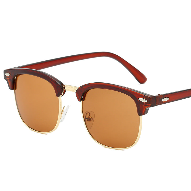 Square Sunglasses Rivet Outdoor UV400 Sun Shades Glasses