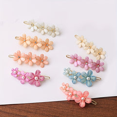 Flower Bobby Pin Back Head Clip Side Clip Bangs Clip Hair Accessories