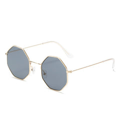 Small Metal Frame Geometric Square Sunglasses