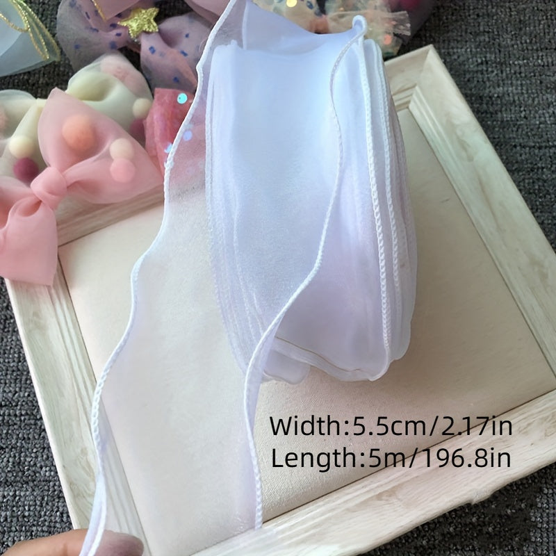 Wavy Fishtail Yarn Ribbon for DIY Bow Accessories Gift Flower Packaging