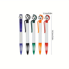 Football Shape Cartoon Press Ballpoint Pen Office Advertising Pen