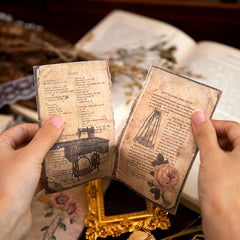Vintage Style DIY Scrapbooking Paper 50 sheets