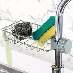 Stainless Steel Sink Storage Rack for Kitchen 7x4x7 Inches