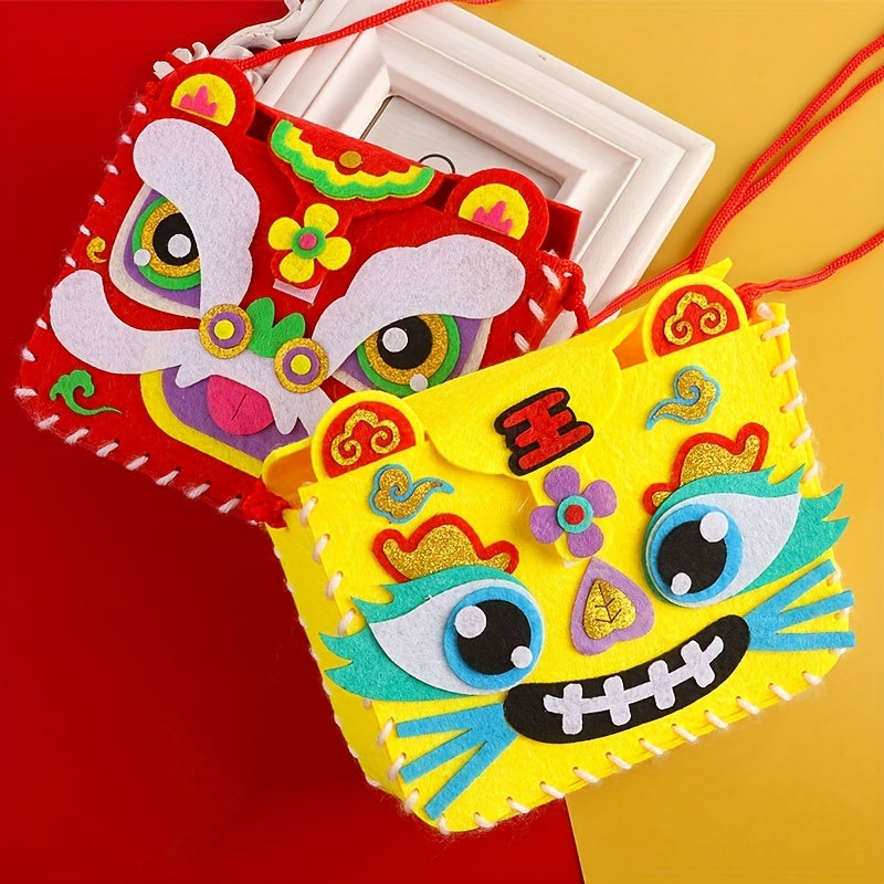 Parent Child Kindergarten Children's Handcraft Bag Non-woven Fabric Toy DIY