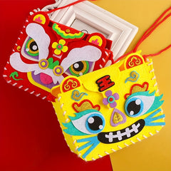 Parent Child Kindergarten Children's Handcraft Bag Non-woven Fabric Toy DIY