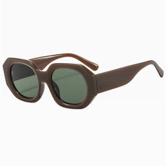 Y2K Geometric Sunglasses UV400 With Case