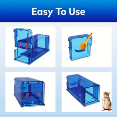Humane Mouse Trap Live Catch Indoor Outdoor Durable No Harm To Mice Rats