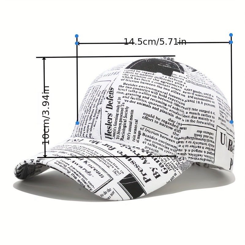 Spring Summer Oil Painting Baseball Cap All match Retro Peaked Cap