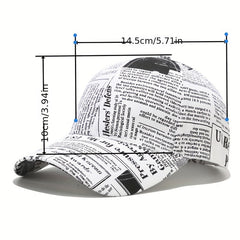 Spring Summer Oil Painting Baseball Cap All match Retro Peaked Cap
