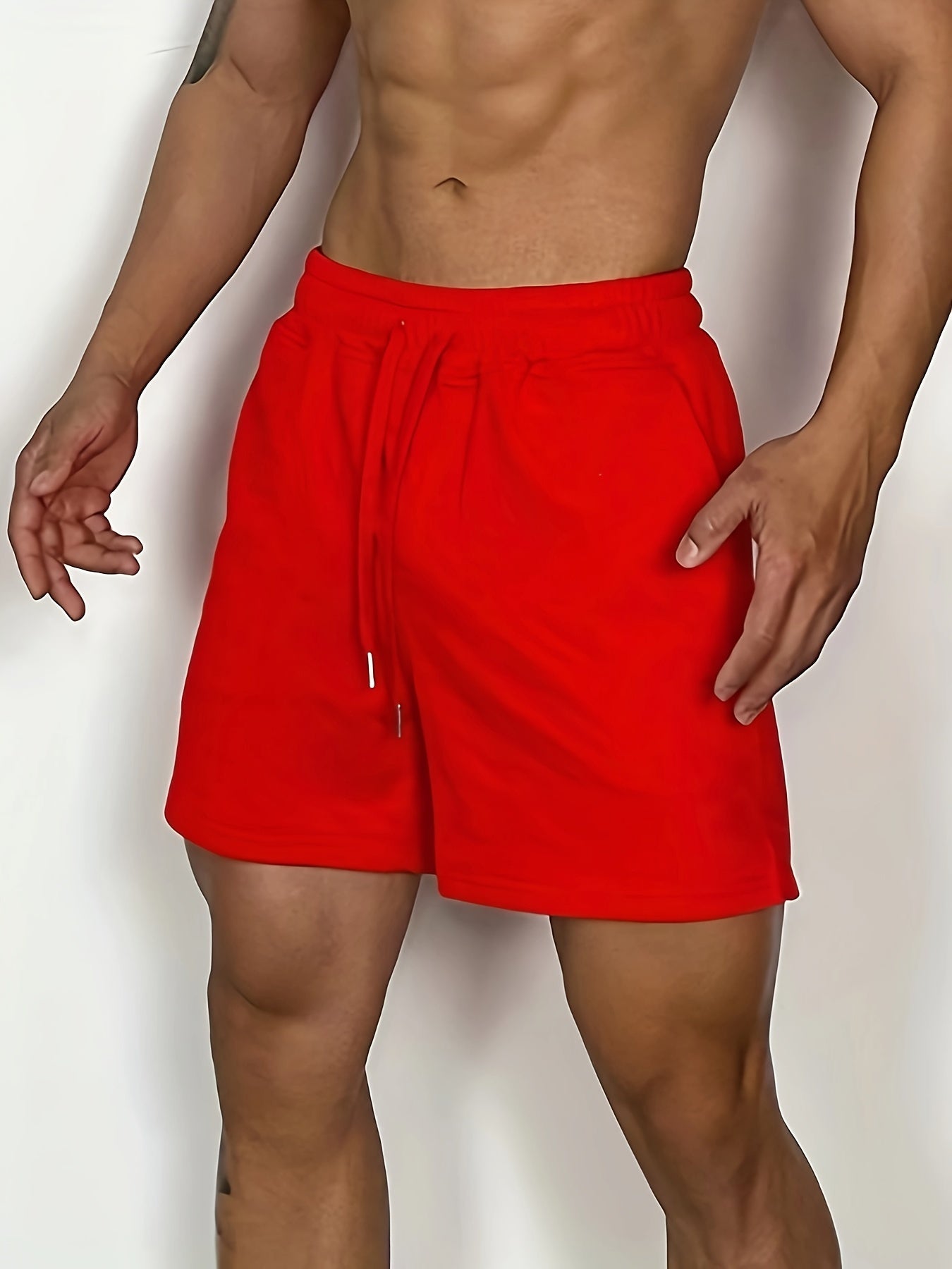 Men's Cotton Drawstring Shorts for Fitness