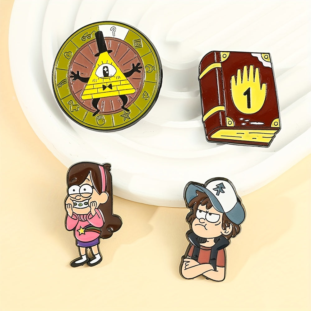 Creative Cartoon Funny Girl Pin Brooch