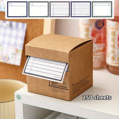 250 Sheets Pull-out Scroll Sticky Notes Set