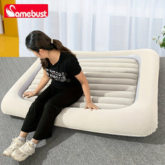 Portable Inflatable Air Bed Removable Air Mattress Quick Inflating